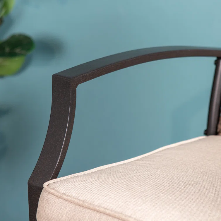 Alyne 2 - Person Square Outdoor Dining Set with Cushions