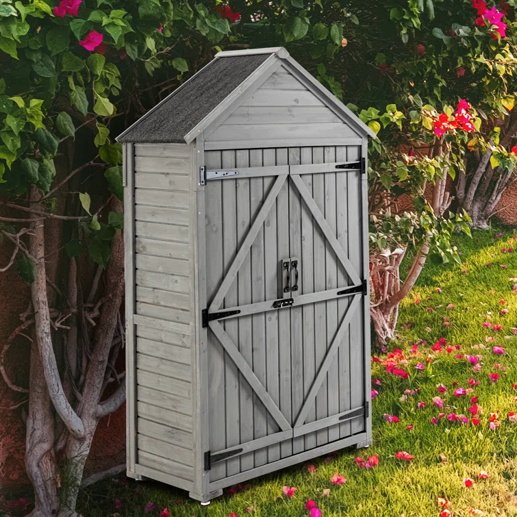 3 ft. W x 2 ft. D Tool Shed