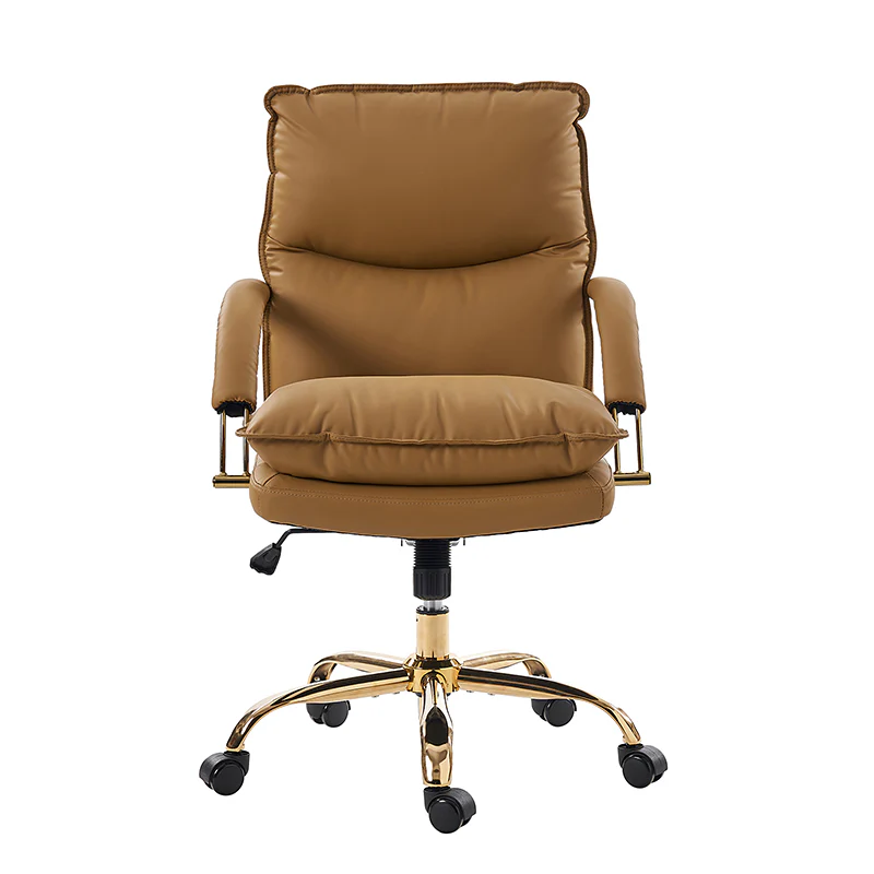 Sandy Waterproof PU Leather 360-Degree Swivel Office Chair
