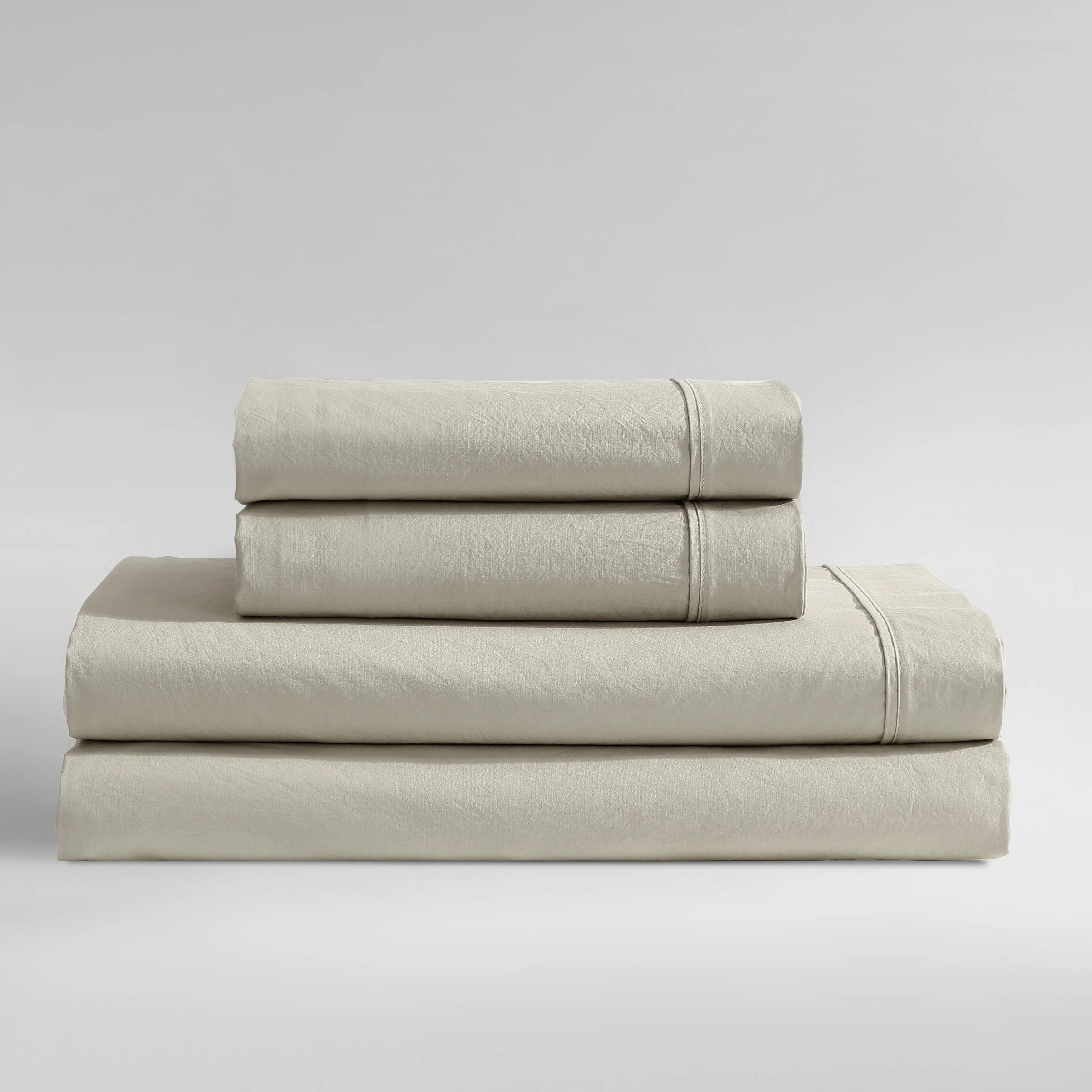 Calvin Klein Washed Cotton Percale Sheet Set
