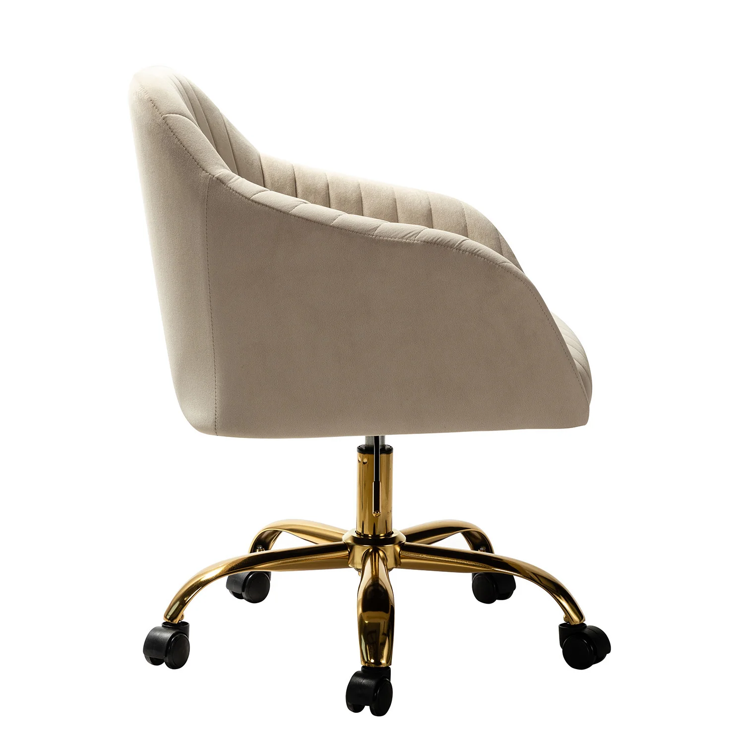 Bright Velvet Office Chair