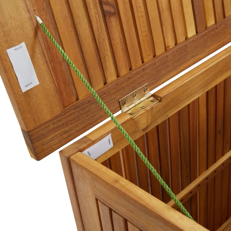 Outdoor Storage Deck Box Chest for Patio Cushions Tools Solid Acacia Wood