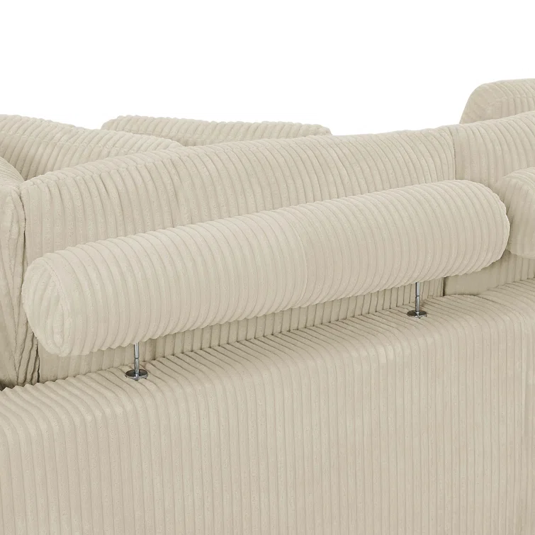 Gwendalynn 3 - Piece Corduroy Sectional