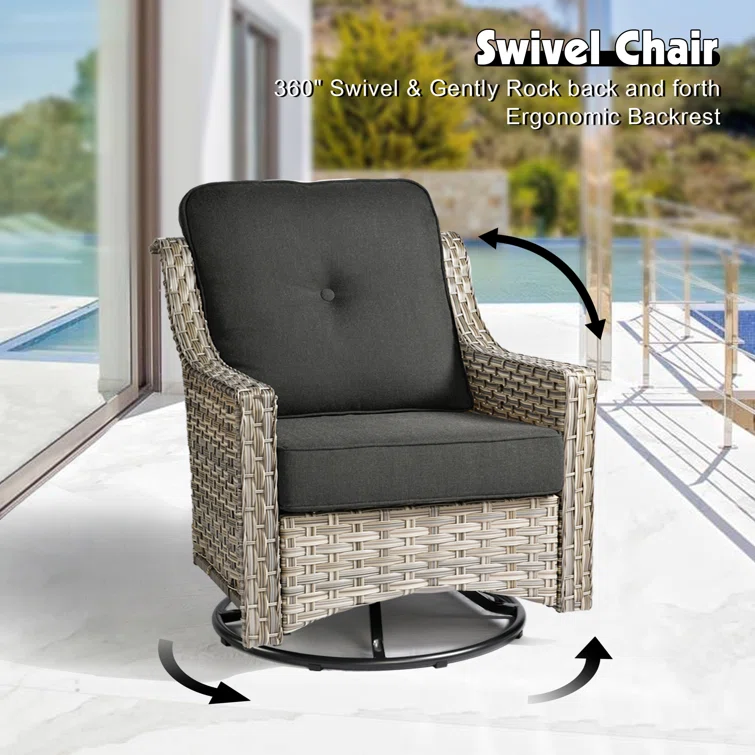 Mendota 6 - Person Outdoor Seating Group with Cushions