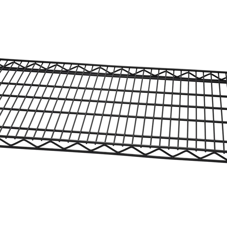 48" W x 18" D x 72" H 4 Tier Wire Shelving with Liners and Wheels