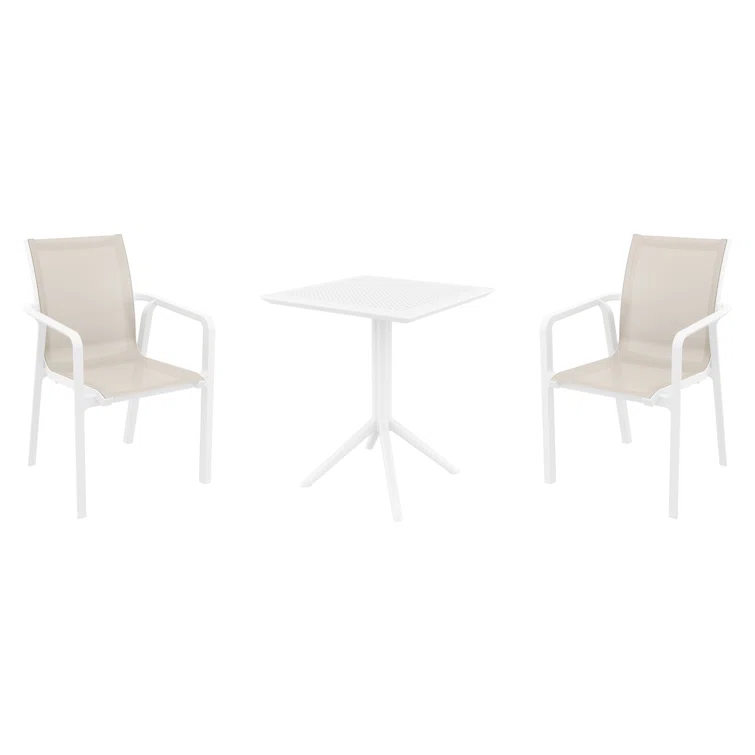Farrah 2 - Person Square Outdoor Dining Set