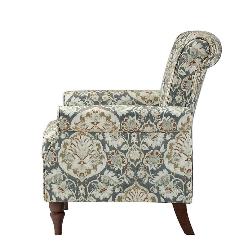Artemisa Modern Floral Pattern Upholstered Armchair