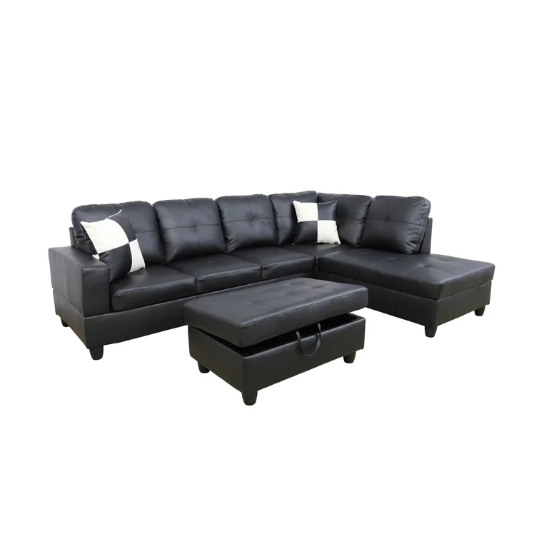 Mohall 3 - Piece Faux Leather Sectional