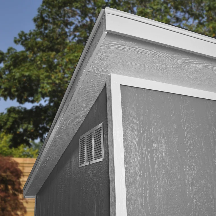 Palisade 12 ft. W x 8 ft. D Wood Storage Shed