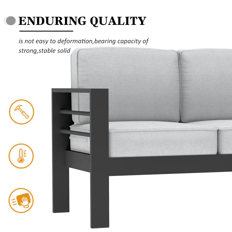 Bivon 7 - Person Outdoor Seating Group with Cushions
