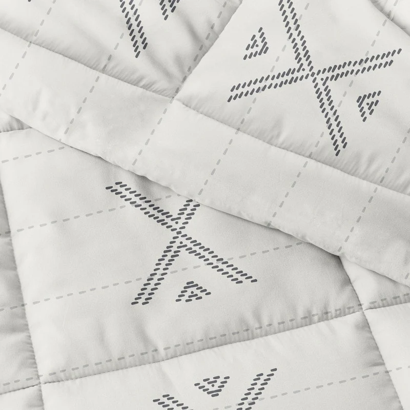 Becky Cameron Premium Urban Stitch Patterned Comforter Set