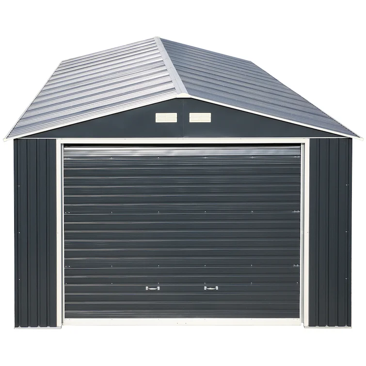Imperial 12 ft. W x 20 ft. D Metal Garage Shed