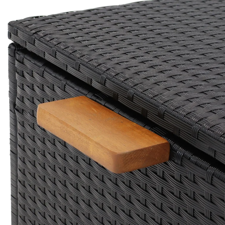 SunnyDaze Decor Brazilian 51'' W 75 Gallons Water Resistant Acacia Deck Box