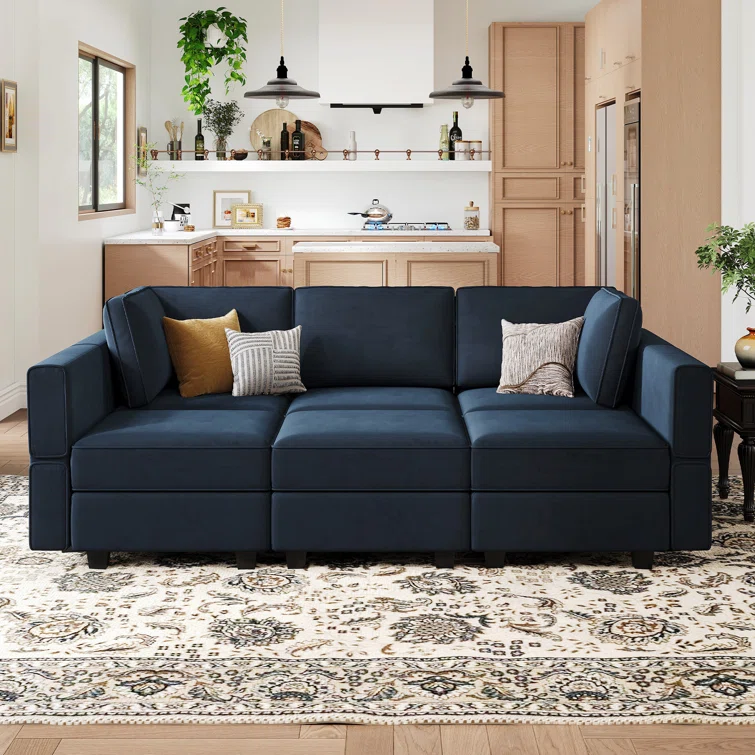 Jersi 7 - Piece Upholstered Reclining Sectional