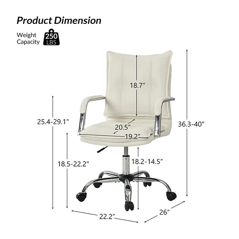 Doug Task Chair with Padded Arms