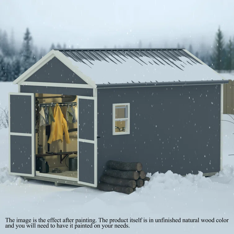 Wood Storage Shed