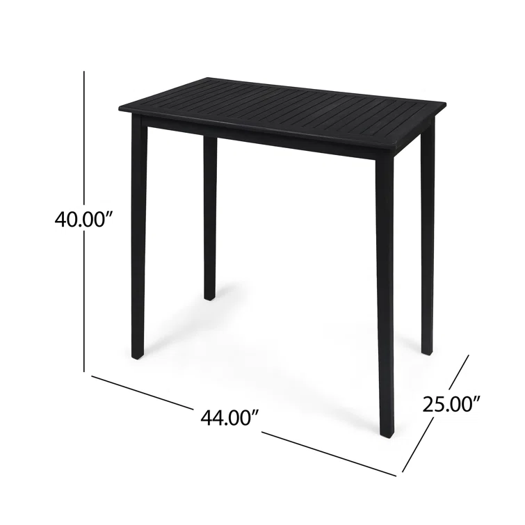 Aiyden 4 - Person Square Outdoor Dining Set