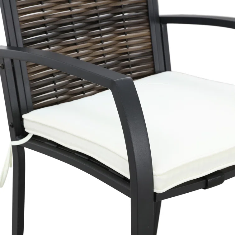 6 - Person Square Outdoor Dining Set with Cushions