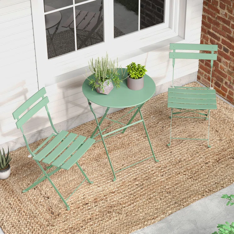 Shelah 2 - Person Round Outdoor Dining Set