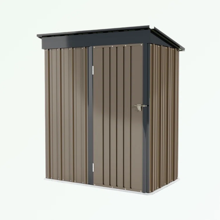 5 ft. W x 3 ft. D Metal Vertical Tool Shed