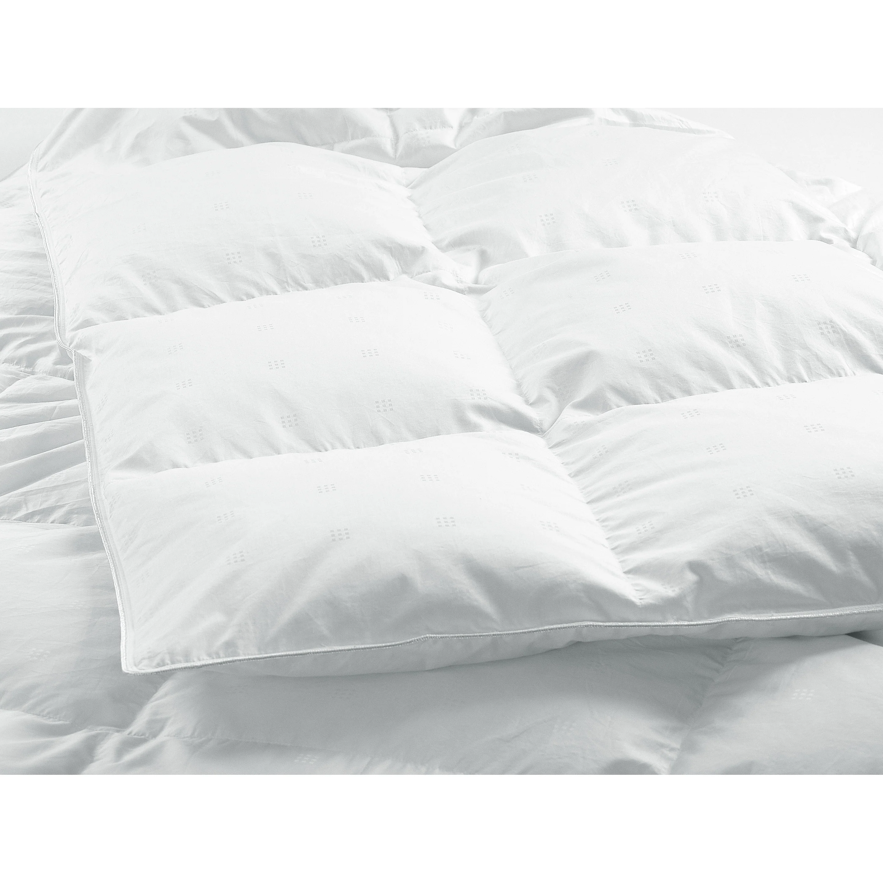 Highland Feather 750 Loft Hungarian White Goose Down Mostar Duvet/Comforter 500TC Casing with Corner Ties