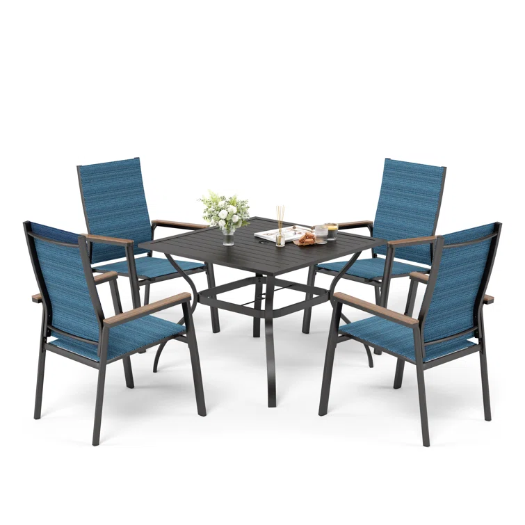 Romio 4 - Person Square Outdoor Dining Set