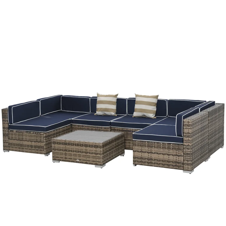 6 - Person Outdoor Seating Group with Cushions