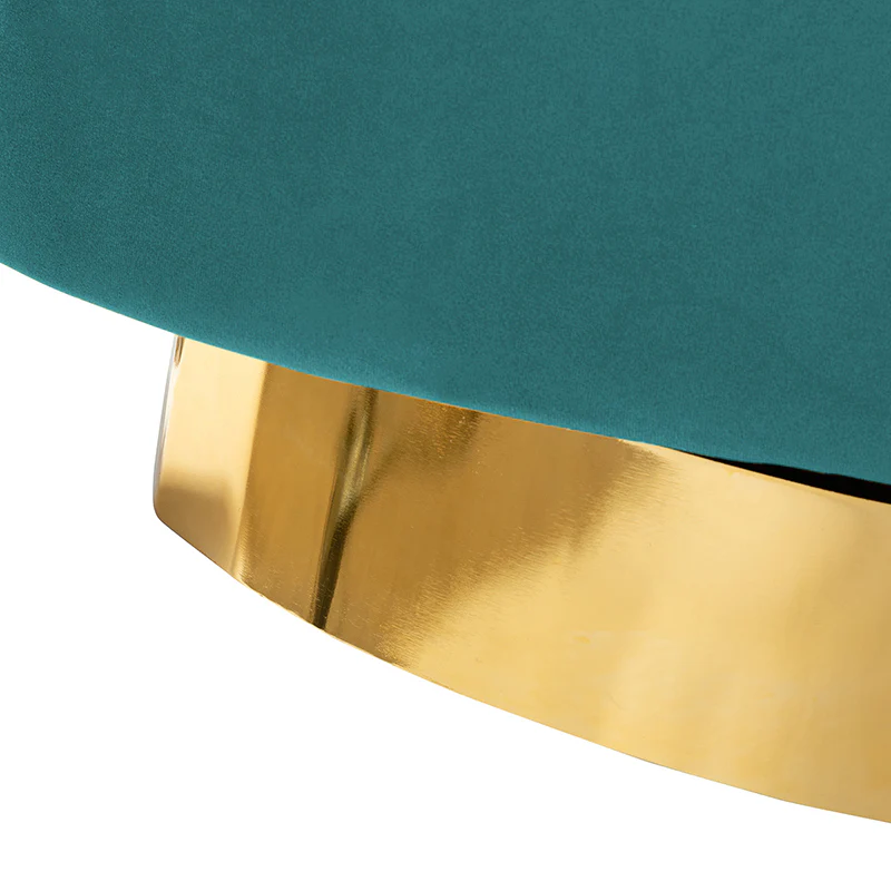 Agata Velvet Swivel Barrel Armchair