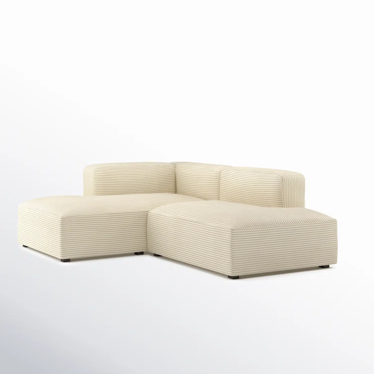 Winnie 2 - Piece Corduroy Sectional