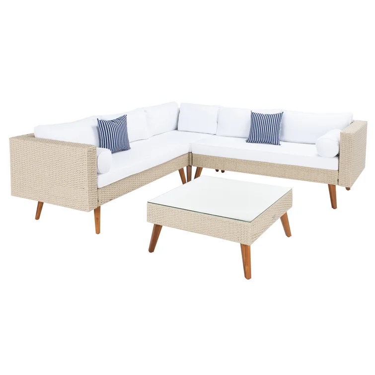 Chicago 6 - Person Outdoor Seating Group with Cushions