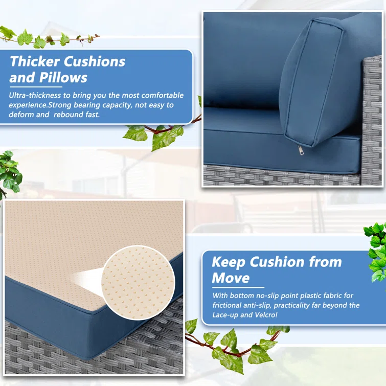 6 - Person Outdoor Seating Group with Cushions