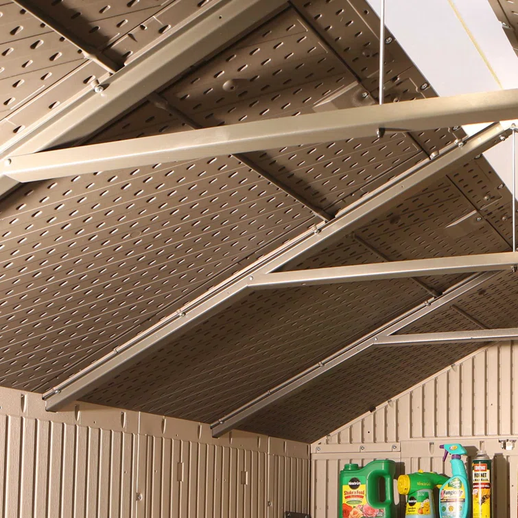 8 Ft. x 10 Ft. High-Density Polyethylene (Plastic) Steel Reinforced Outdoor Storage Shed