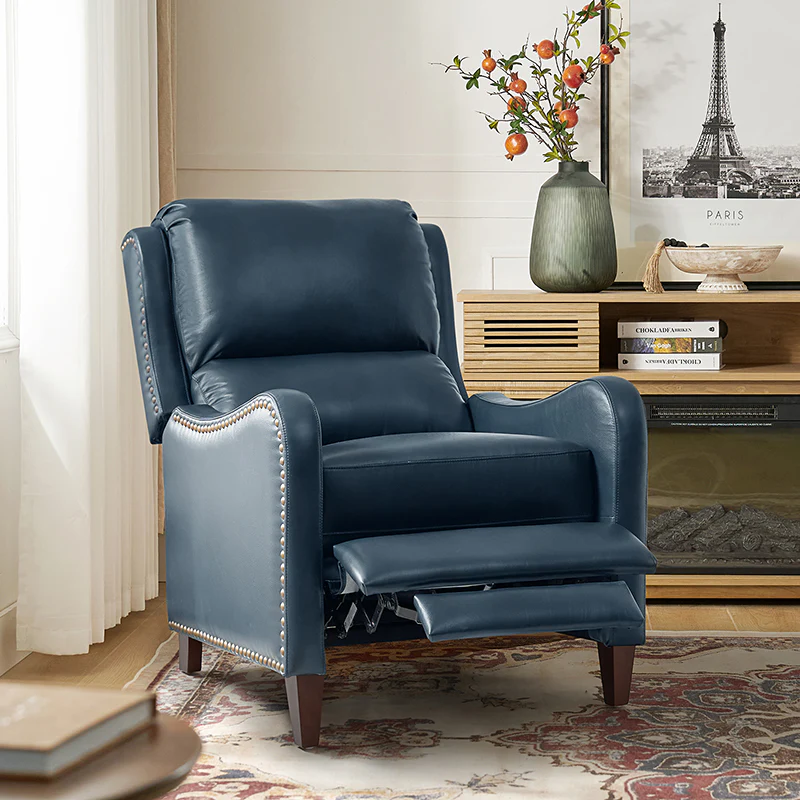 Deliat Genuine Leather Rocker Recliner