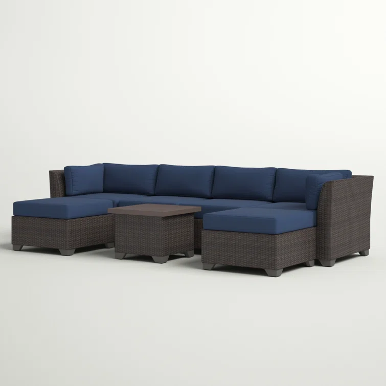 Anastase 6 - Person Outdoor Seating Group with Cushions