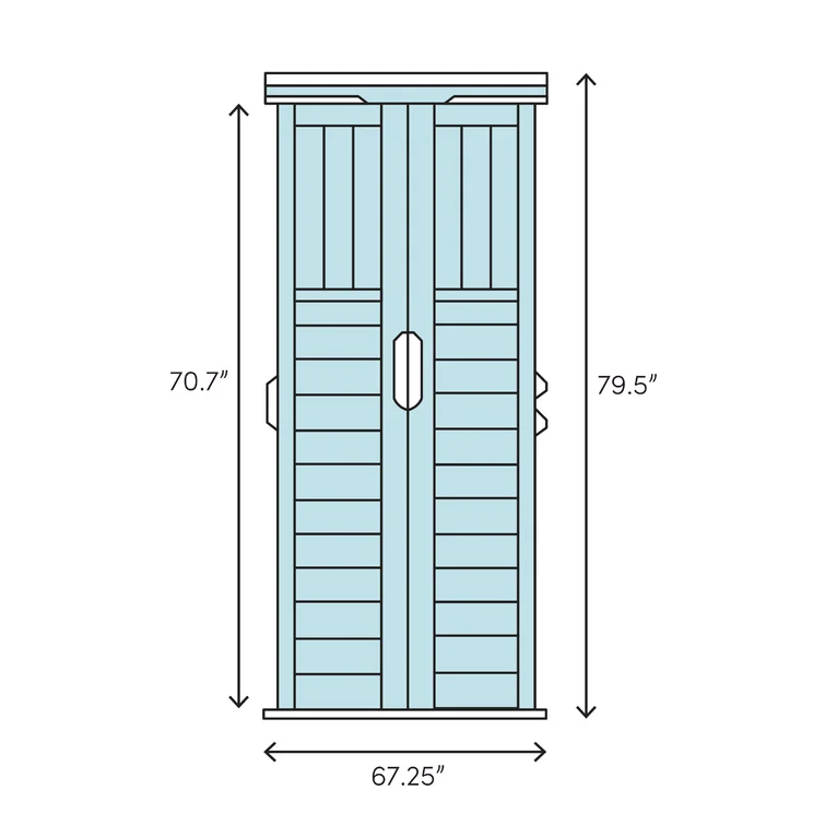 Yardmate Pent Plus 5.6 ft. W x 3 ft. D Plastic Lean-To Tool Shed
