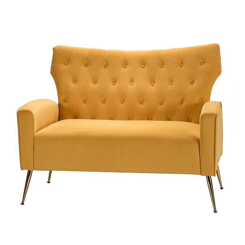 Amira Velvet 3-Piece Living Room Set
