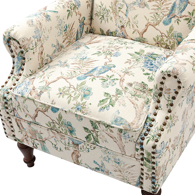 Felix Armchair with Spindle Legs