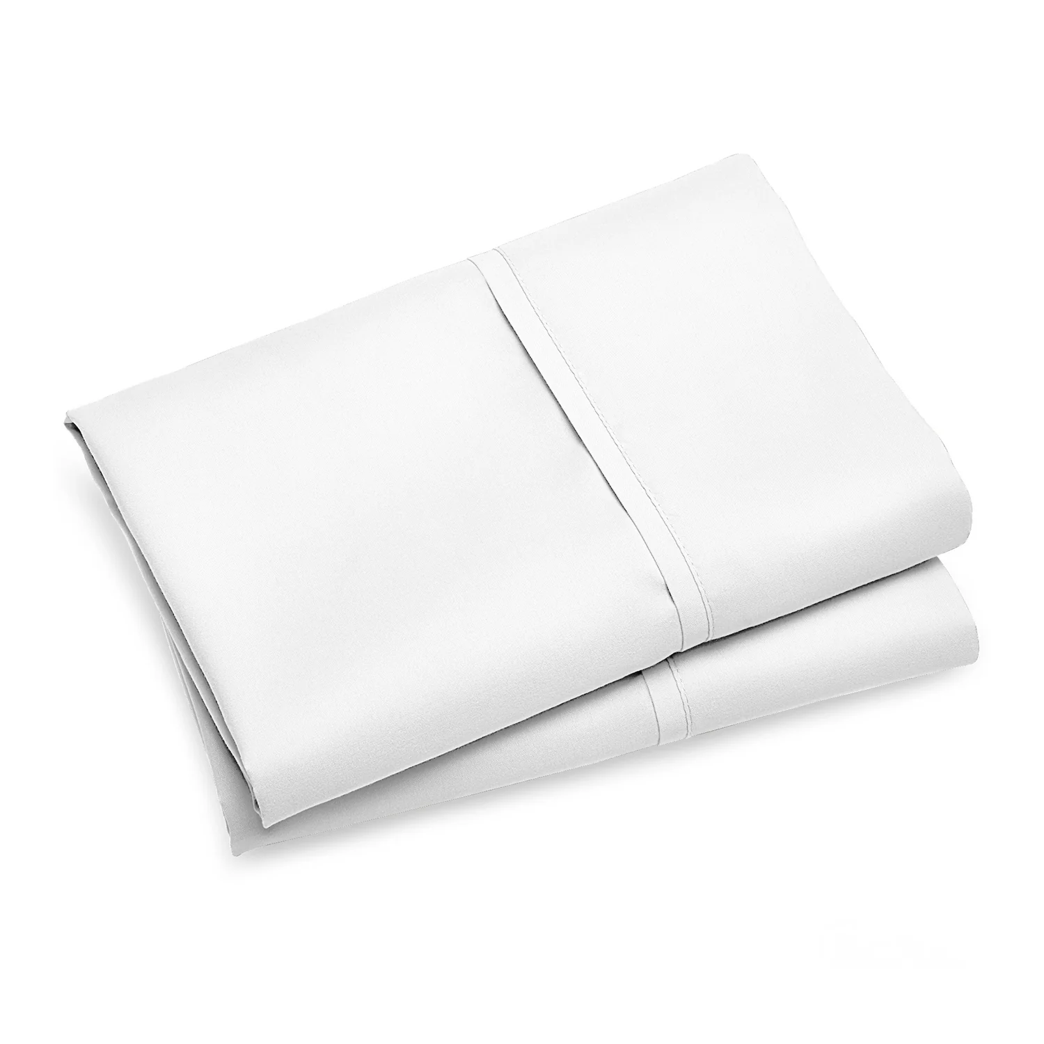 Purity Home Organic 100% Cotton Ultra-Light Percale Pillowcase Set