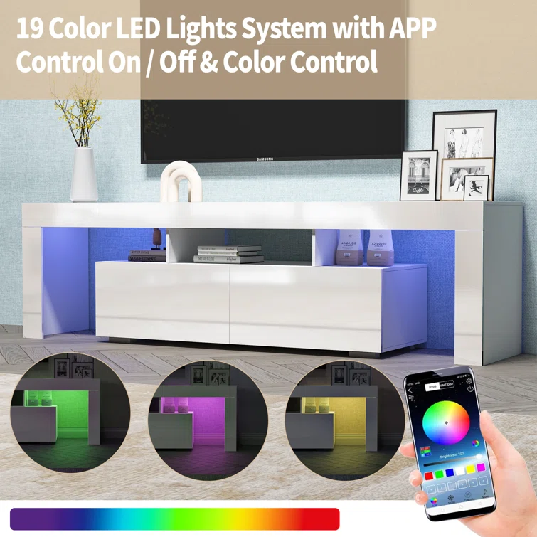 Peiqi TV Stand for TV up to 70