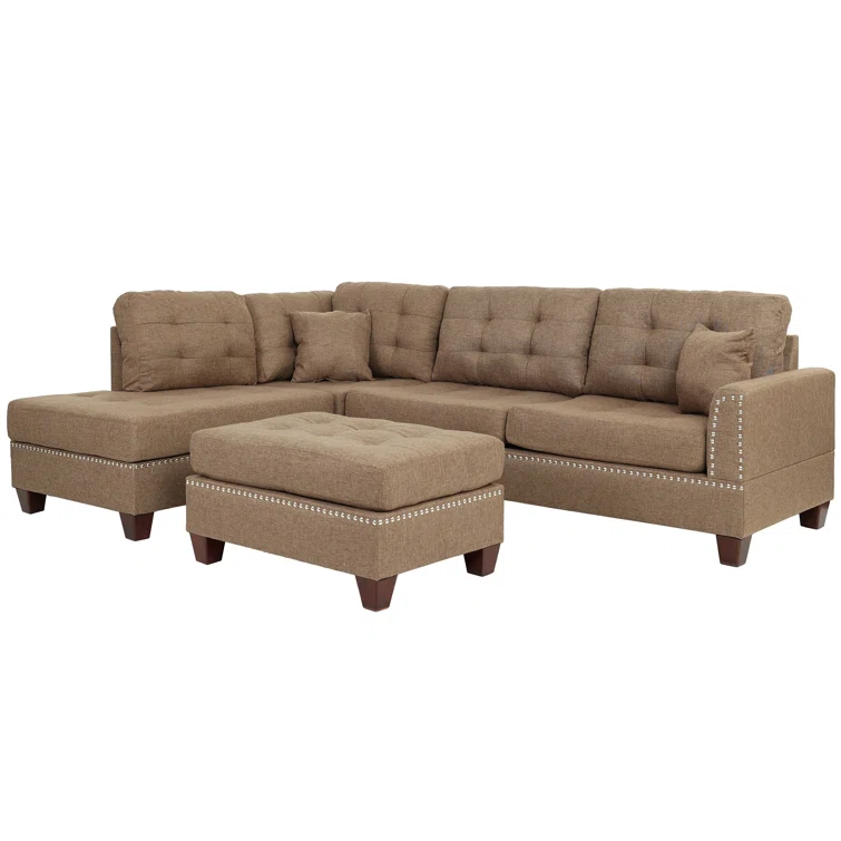 Romulus 3 - Piece Upholstered Sectional