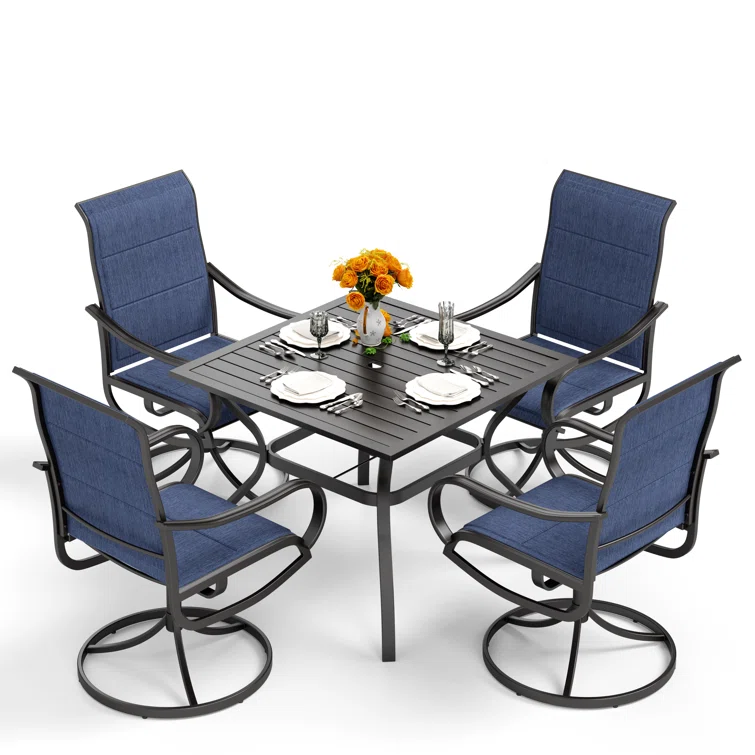 Sutiya 4 - Person Square Outdoor Dining Set