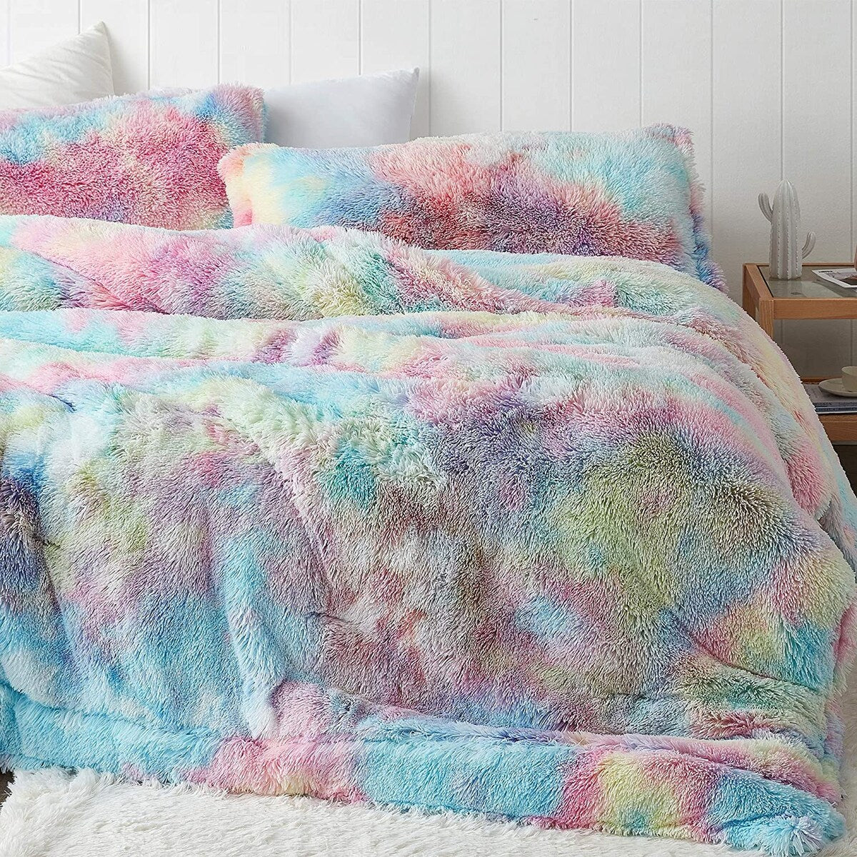 Unicorn Dreamz - Coma Inducer? Oversized Comforter Set - Buttercup Rainbow