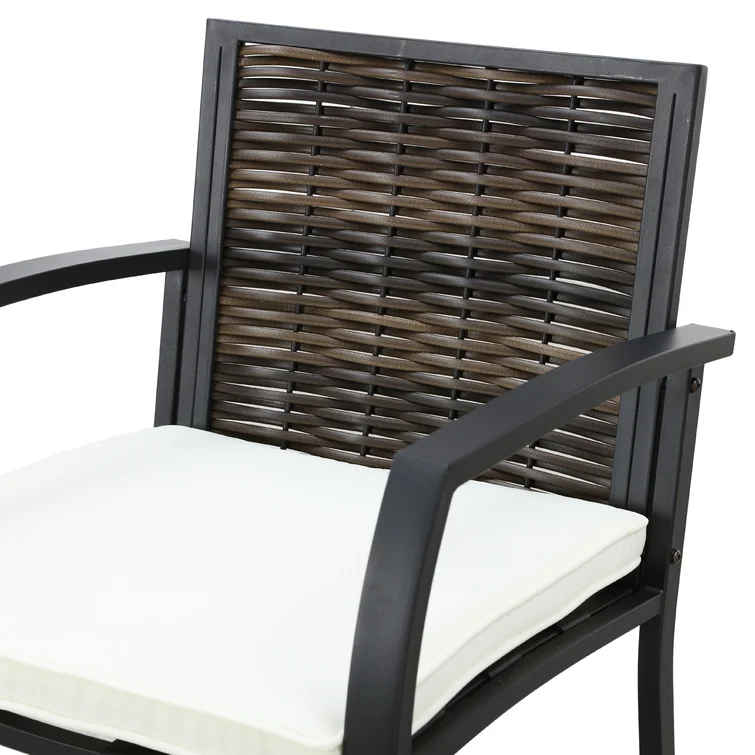 4 - Person Square Outdoor Dining Set with Cushions