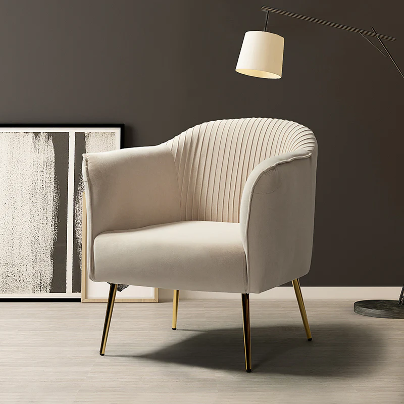 Aduna Modern Upholstered Barrel Armchair