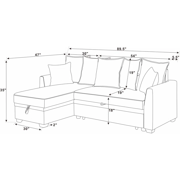 Corintha Upholstered Sectional