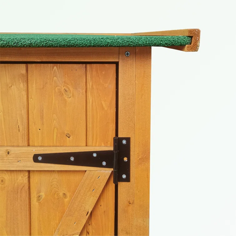 4 ft. W x 2 ft. D Wood Vertical Tool Shed