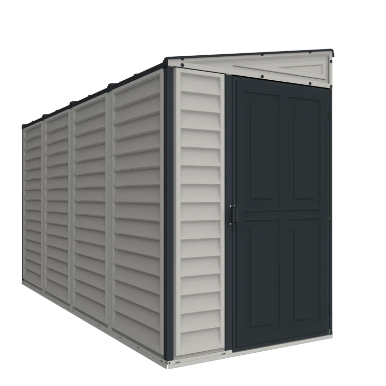 4 ft. W x 10 ft. D Plastic Storage Shed
