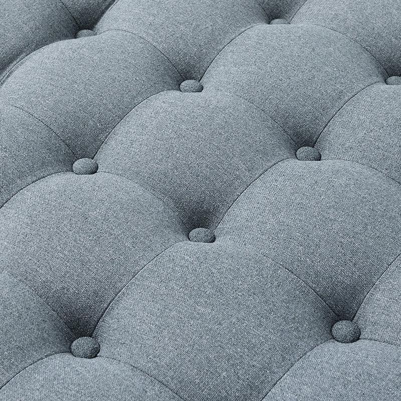 Danilynn Tufted Round Cocktail Ottoman Coffee Table