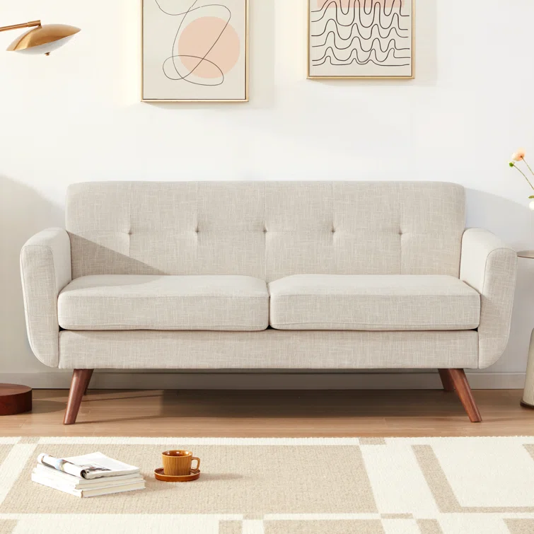 67" Square Arm Loveseat