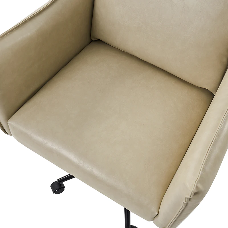 Fabius Mid-Century Modern Height-Adjustable Swivel Office Chair